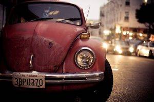 Volkswagen Beetle, Car, Old Car, Urban, Volkswagen