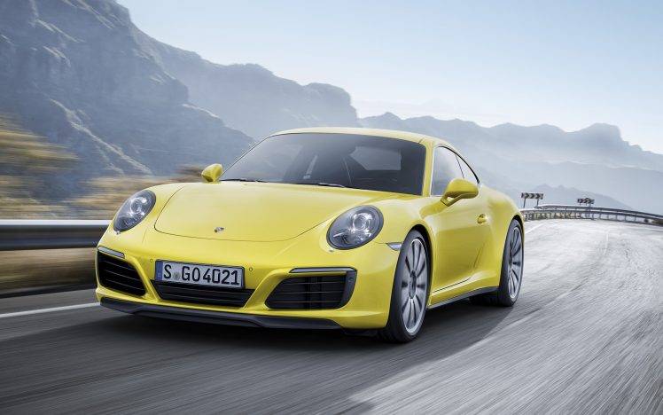 Porsche 911 Carrera 4S, Car, Road, Motion Blur HD Wallpaper Desktop Background