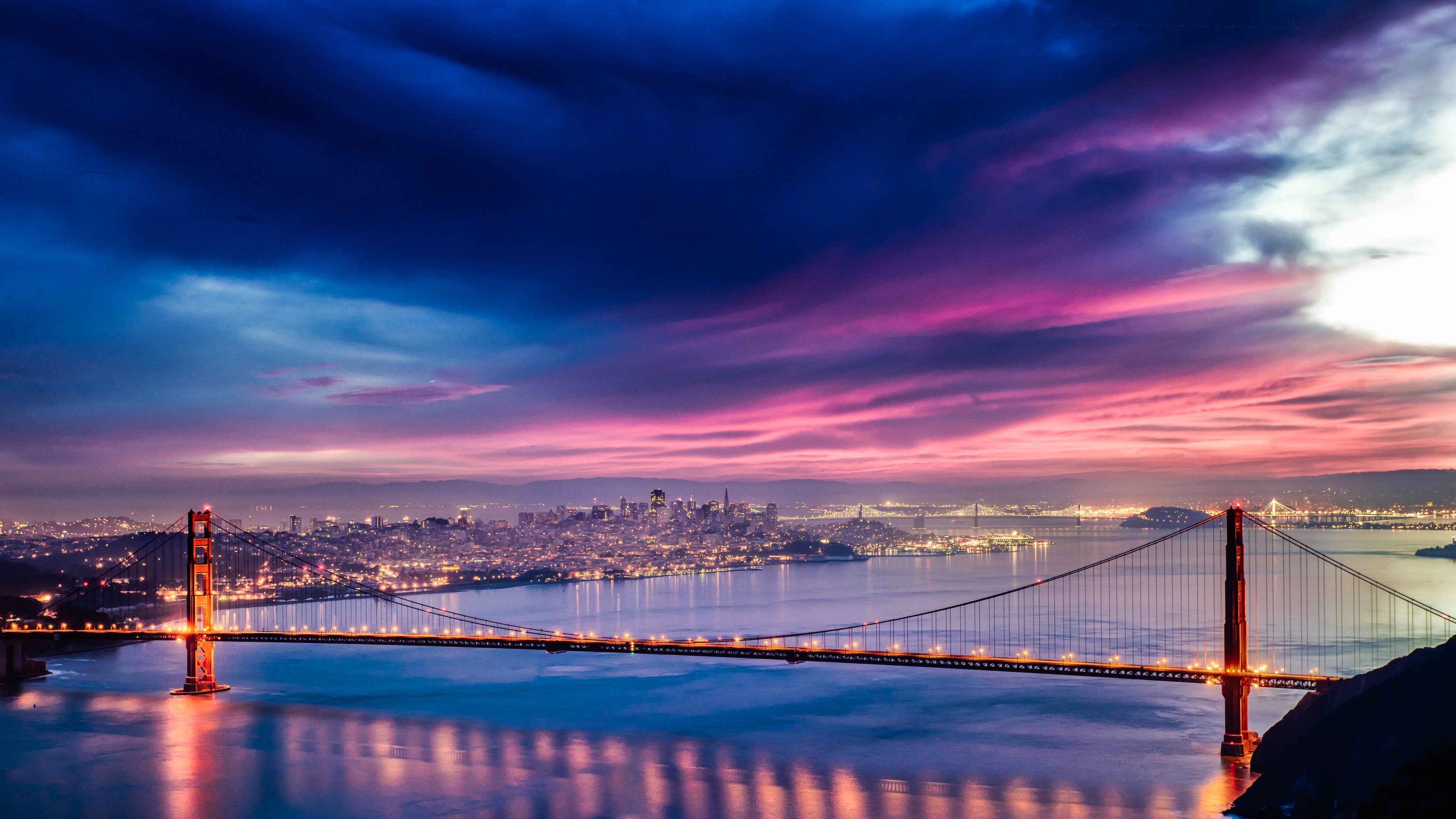 landscape, Urban, Golden Gate Bridge, San Francisco Wallpaper