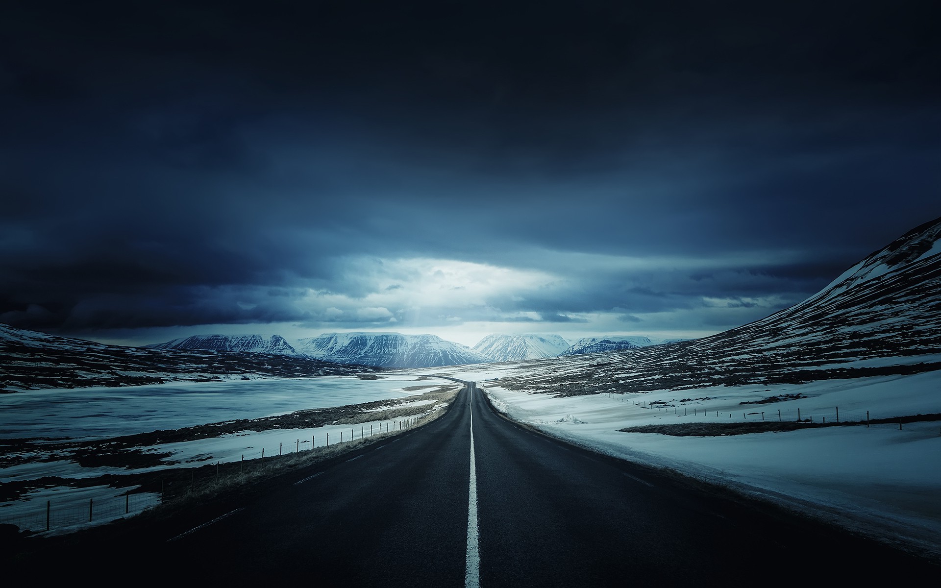 Iceland, Landscape, Clouds, Ring Road, Mountain Wallpaper