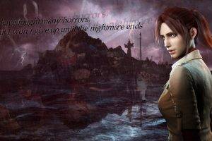 Claire Redfield, Resident Evil, Resident Evil 2, Capcom, Biohazard, Zombies, Video Games, Quote