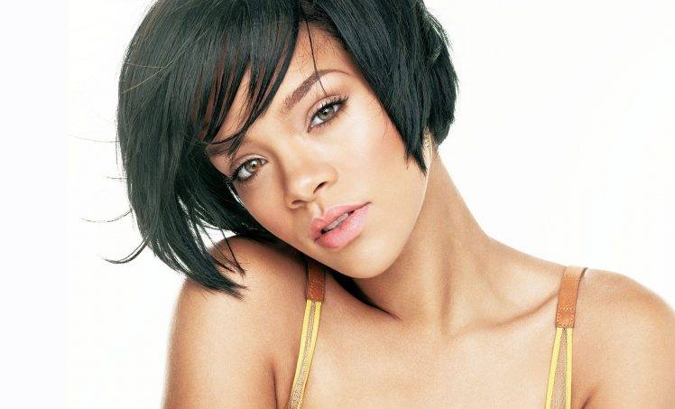 Rihanna, Women, Face, Brunette HD Wallpaper Desktop Background
