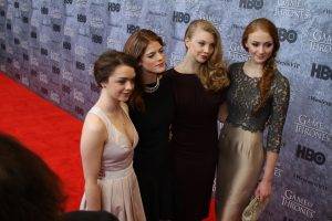 Game Of Thrones, Arya Stark, Maisie Williams, Rose Leslie, Sophie Turner, Ygritte, Margaery Tyrell, Natalie Dormer, Sansa Stark