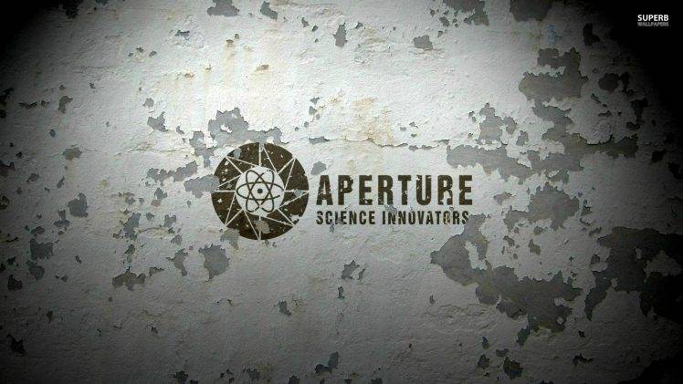 Aperture Laboratories, Portal, Video Games, Chipped Paint, Gray HD Wallpaper Desktop Background