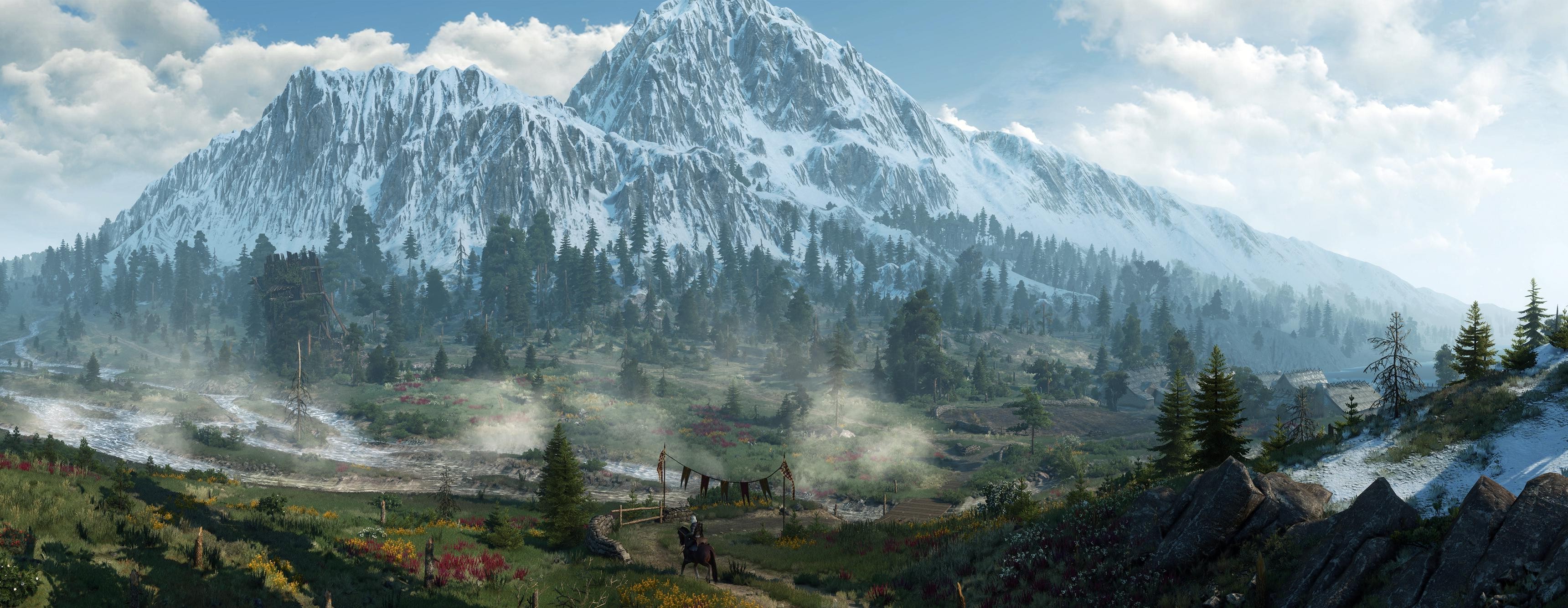 ultrawide, Landscape, Nature, Photography, The Witcher, The Witcher 3: Wild Hunt Wallpaper