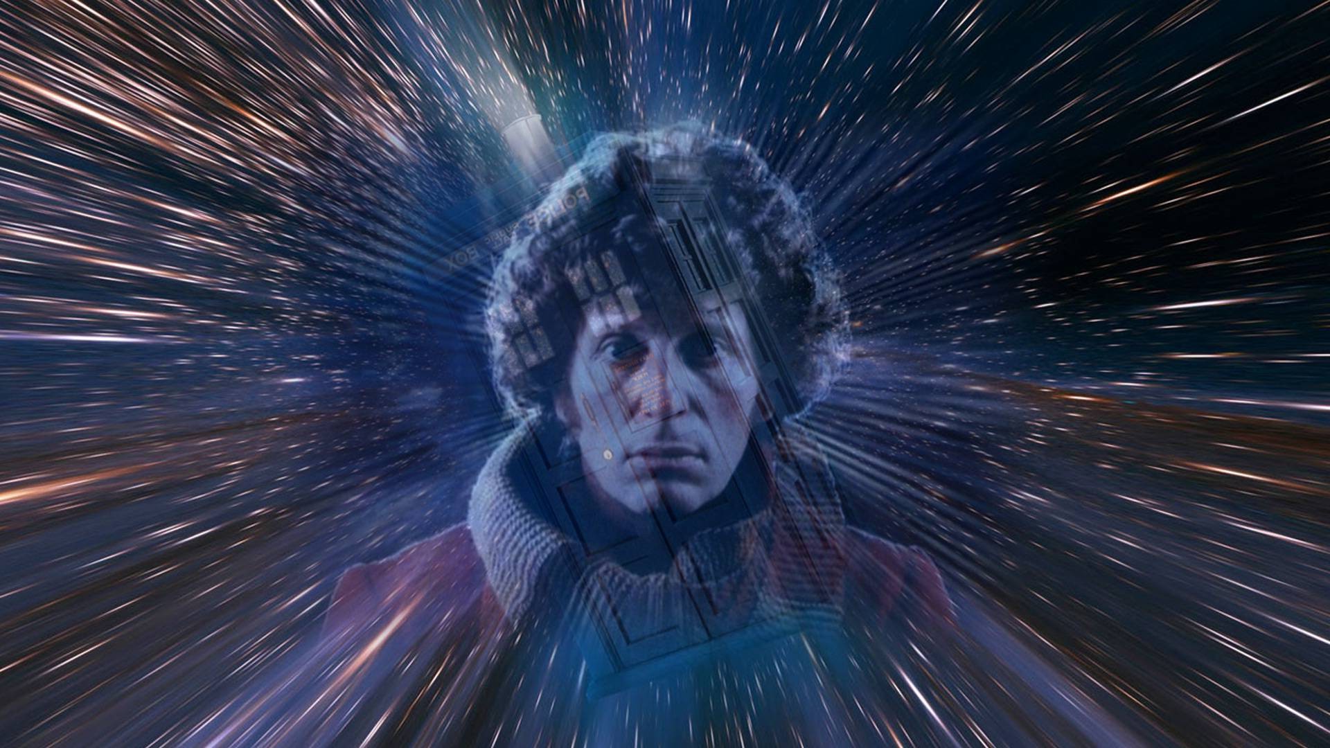 Doctor Who, The Doctor, TARDIS, Tom Baker, Space Wallpaper