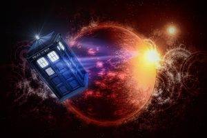 Doctor Who, TARDIS, The Doctor, Artwork, TV