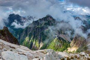 nature, Landscape, Mountain, Clouds, Forest, Summit, Daylight, Washington State