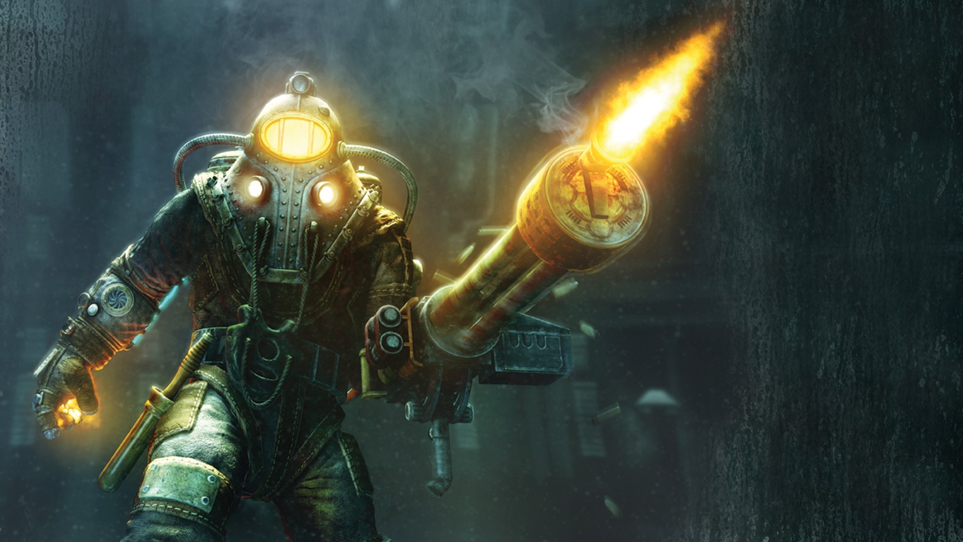 BioShock 2, Video Games, Big Daddy, Rapture, Sea Wallpaper