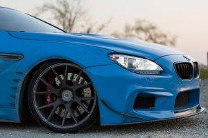 BMW, BMW 650i, Vossen, Blue, Prior Design, Car