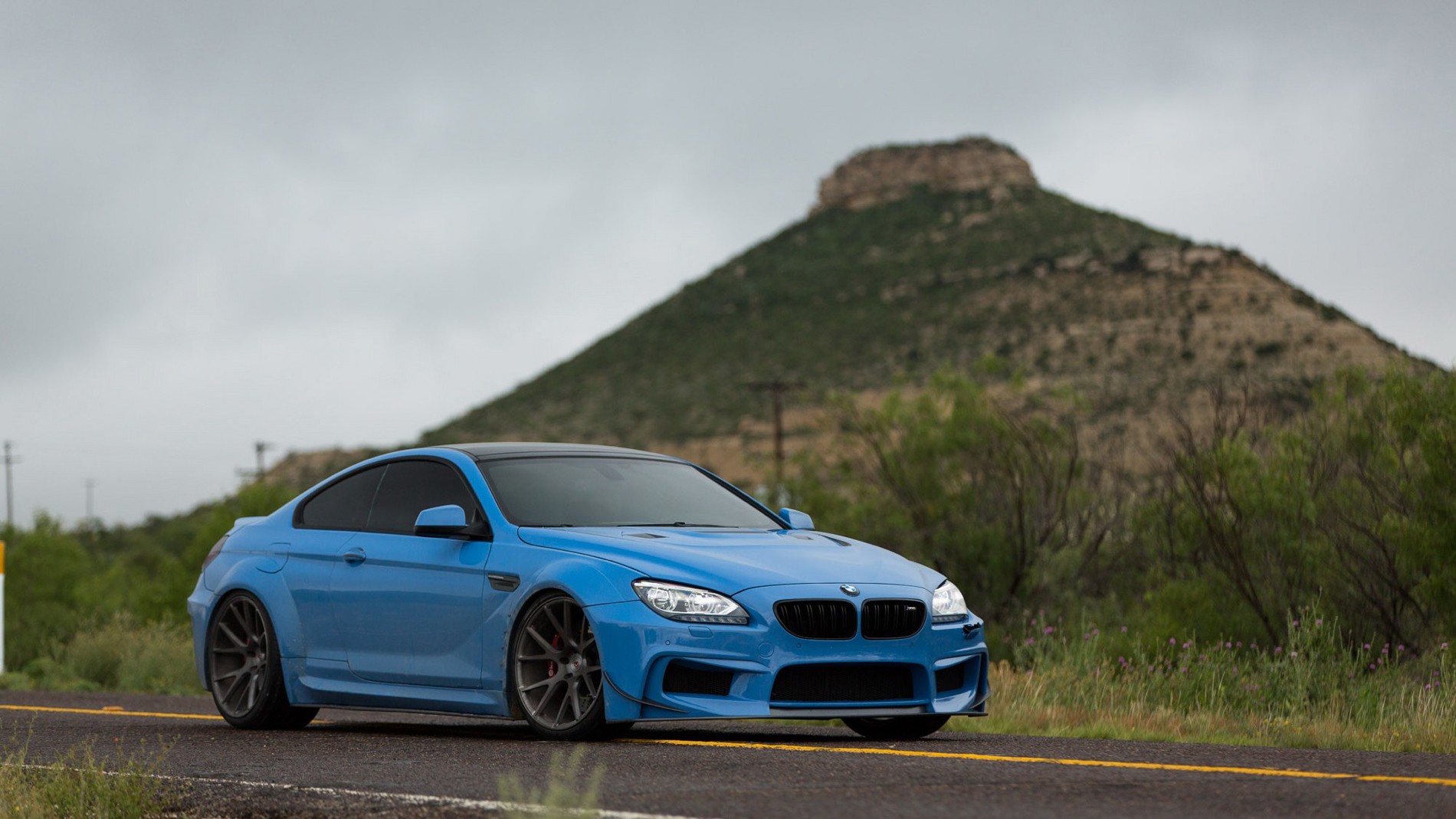 BMW, BMW 650i, Vossen, Blue, Prior Design, Car Wallpaper