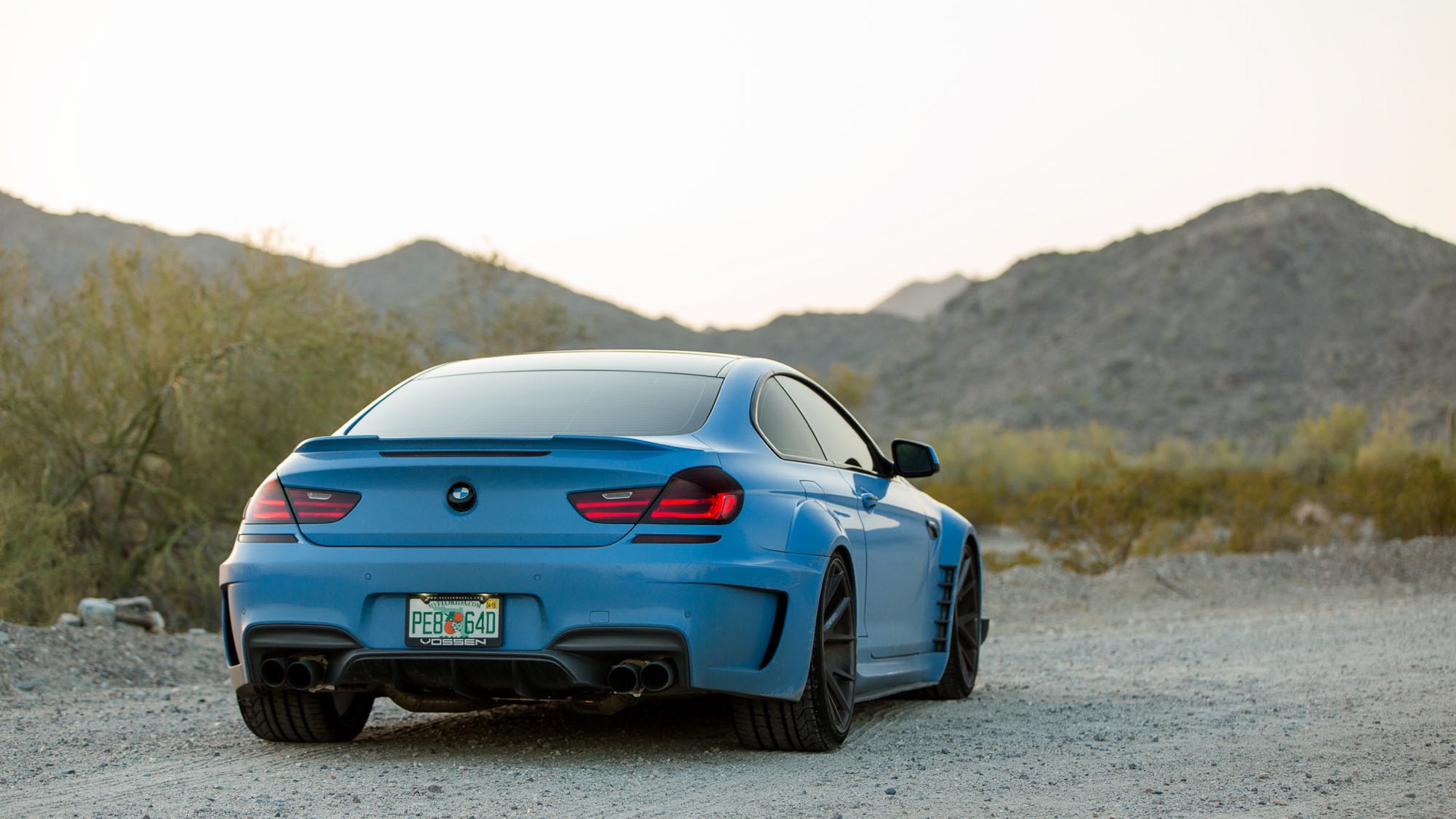 BMW, BMW 650i, Vossen, Blue, Prior Design, Car Wallpaper