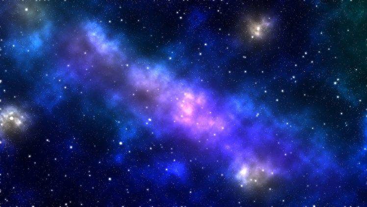 Milky Way, Space, Drawing, Photoshop HD Wallpaper Desktop Background