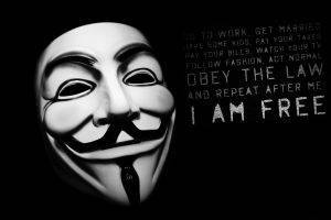 Anonymous, I Am Free, Quote