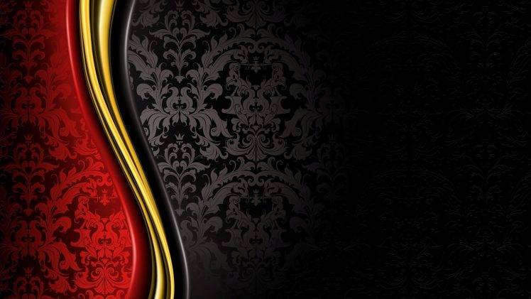 luxury, Royal, Grand, Black, Gold, Red, Abstract HD Wallpaper Desktop Background