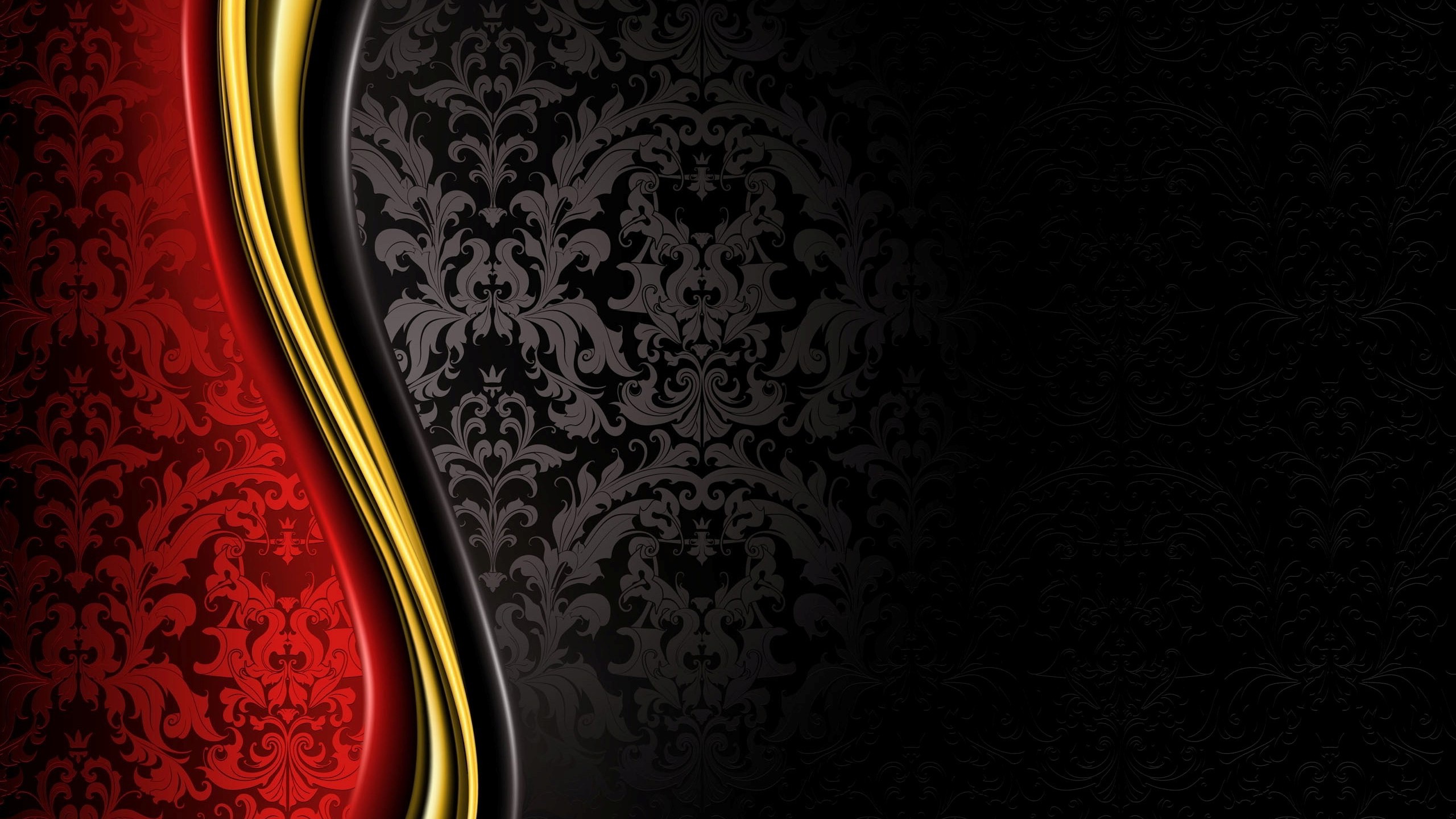 luxury, Royal, Grand, Black, Gold, Red, Abstract Wallpaper