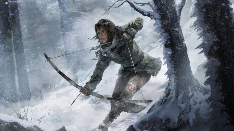 Lara Croft, Tomb Raider, Rise Of The Tomb Raider, Bows HD Wallpaper Desktop Background