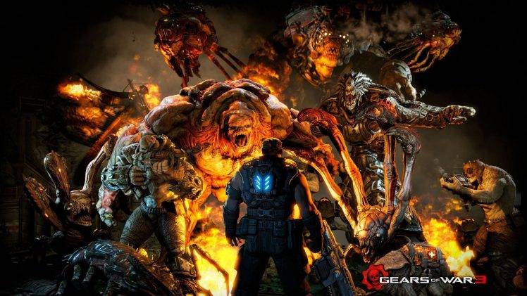 Gears Of War, Video Games, Gears Of War 3 HD Wallpaper Desktop Background