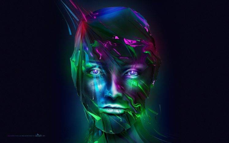 face, Adam Spizak, Abstract HD Wallpaper Desktop Background