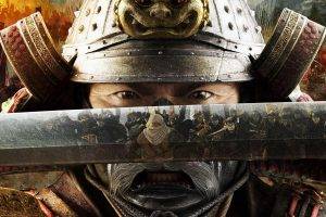 warrior, Samurai, Total War: Shogun 2, Video Games, Sword, Reflection
