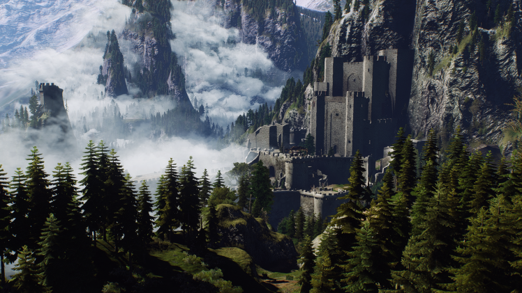 The Witcher 3: Wild Hunt, Geralt Of Rivia, The Witcher, Landscape, Mountain HD Wallpaper Desktop Background