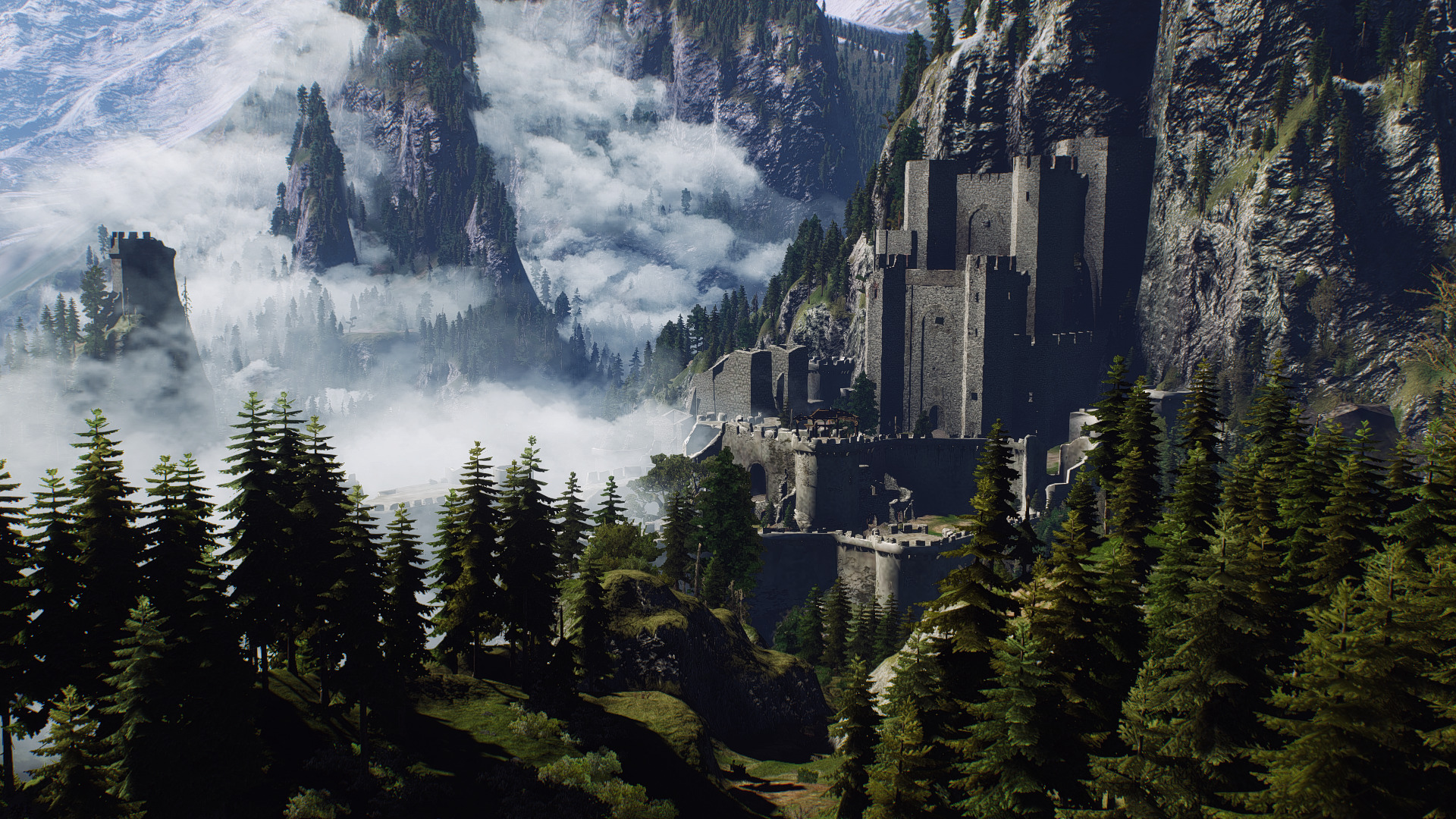 The Witcher 3: Wild Hunt, Geralt Of Rivia, The Witcher, Landscape, Mountain Wallpaper
