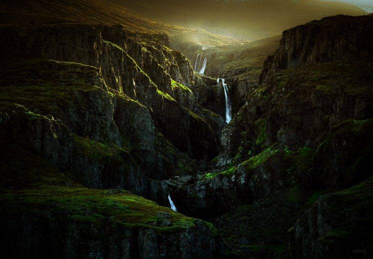 landscape, Waterfall HD Wallpaper Desktop Background