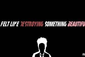 Fight Club, Movies, Quote, Black, Emsolo