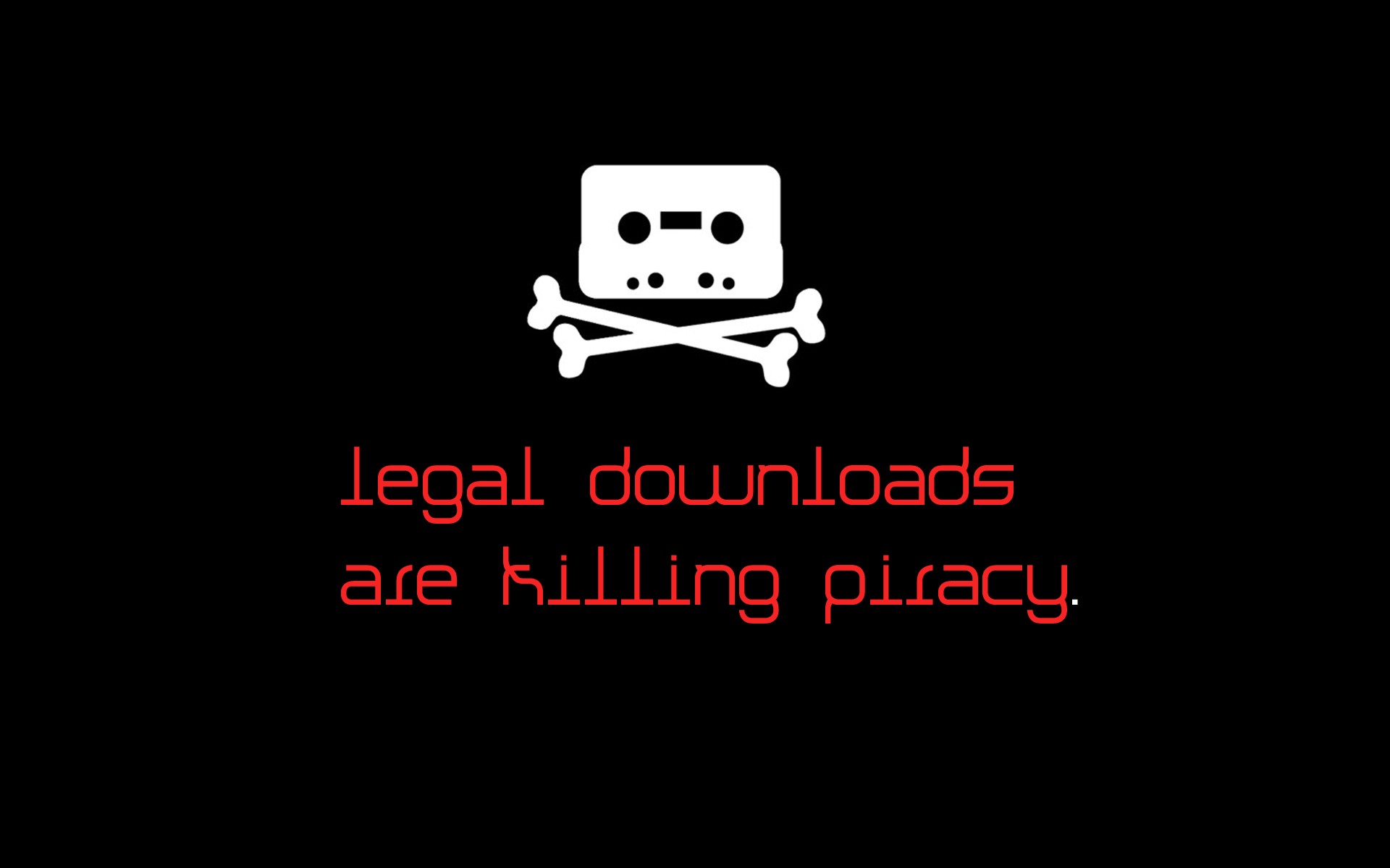 piracy, Computer, Typography Wallpaper