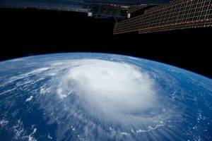 space, Universe, Stars, Earth, International Space Station, Hurricane