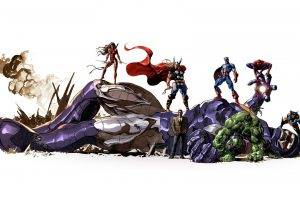 Marvel Comics, The Avengers, Wolverine, Spider Man, Hulk, Captain America, Thor, Sentinel