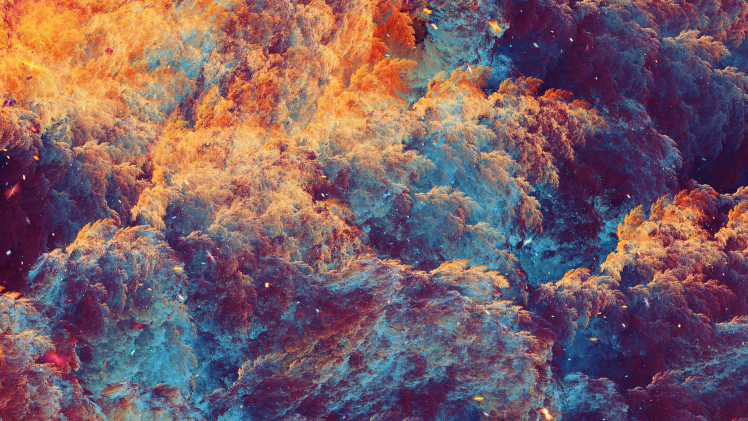 artwork, Digital Art, Colorful, Smoke, Clouds, Abstract HD Wallpaper Desktop Background