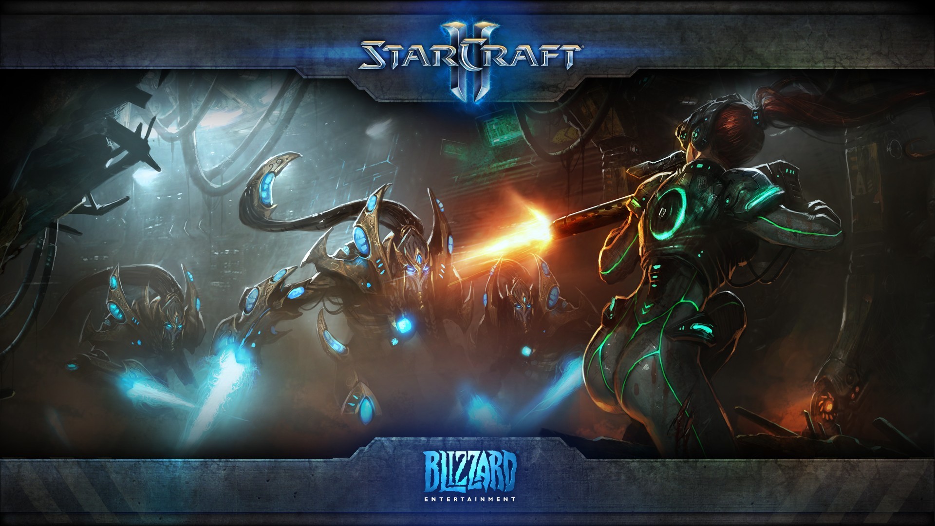 StarCraft, Terrans, Protoss, Zelote Wallpaper
