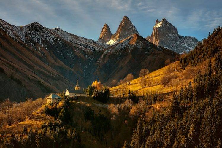 landscape, Nature, Mountain, Alps HD Wallpaper Desktop Background