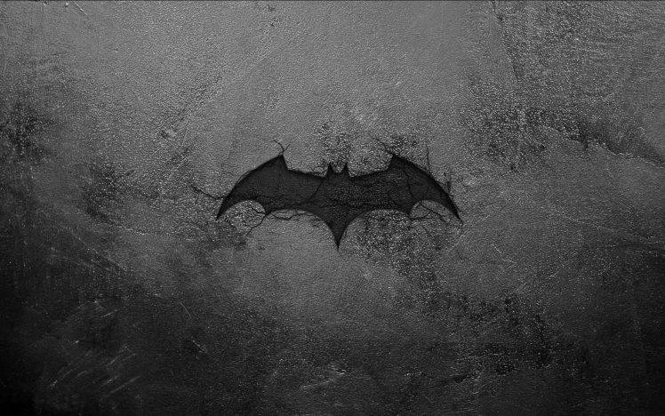 Batman Logo, Black, Batman HD Wallpaper Desktop Background