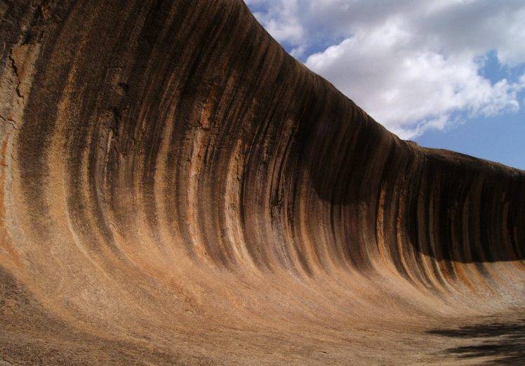 nature, Landscape, Waves, Rock, Australia, Clouds, Walls, Erosion HD Wallpaper Desktop Background