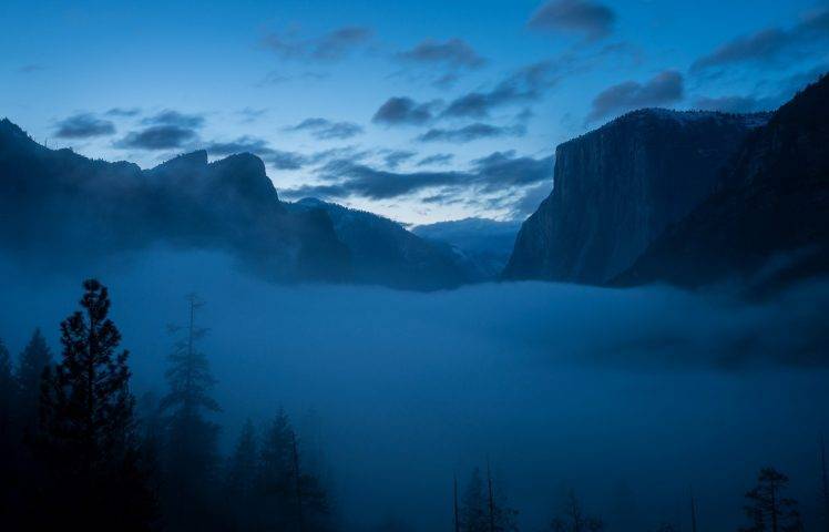 landscape, Mist, Mountain HD Wallpaper Desktop Background