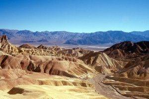 landscape, Death Valley, Zabriskie Point