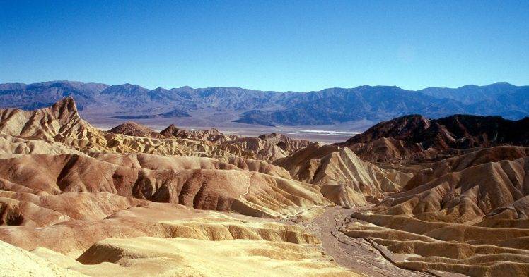 landscape, Death Valley, Zabriskie Point HD Wallpaper Desktop Background