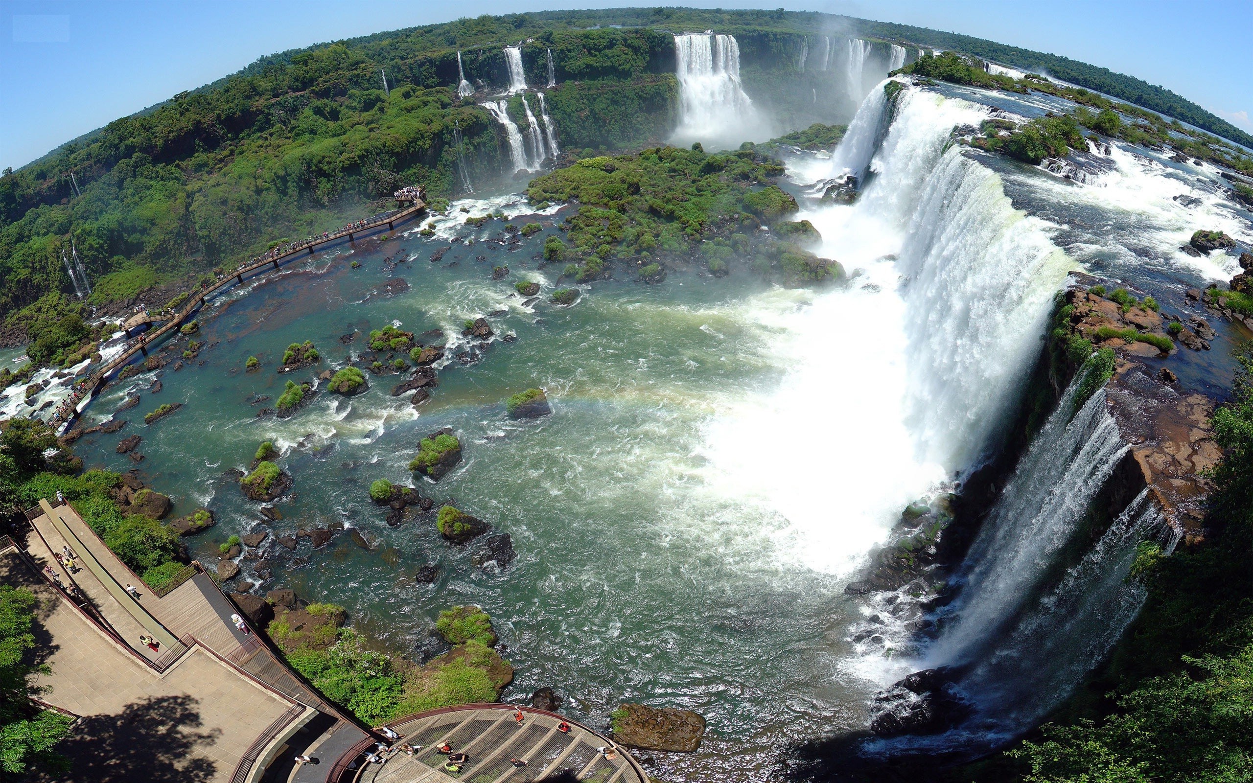 nature, Waterfall, Iguazú Waterfalls Wallpaper