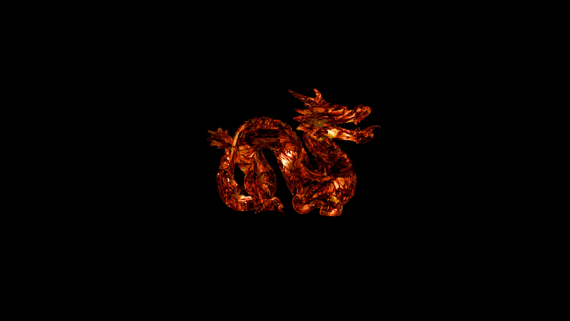 dragon, 3D, Lava Wallpaper