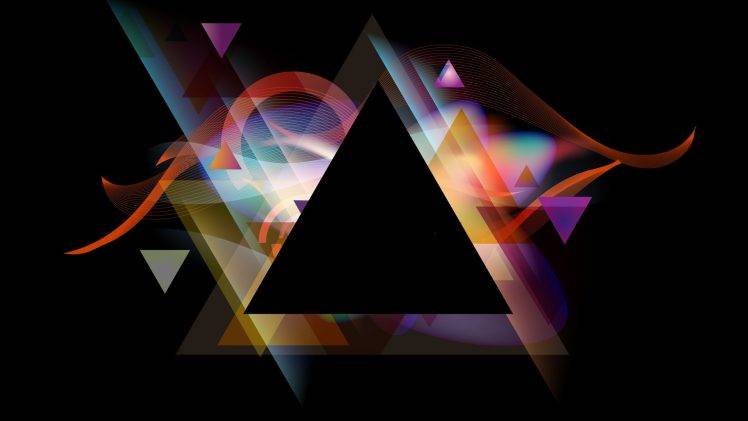 triangle, Abstract HD Wallpaper Desktop Background
