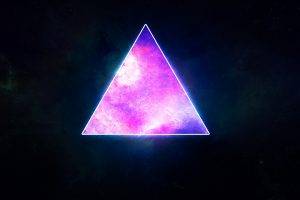triangle, Space, Abstract