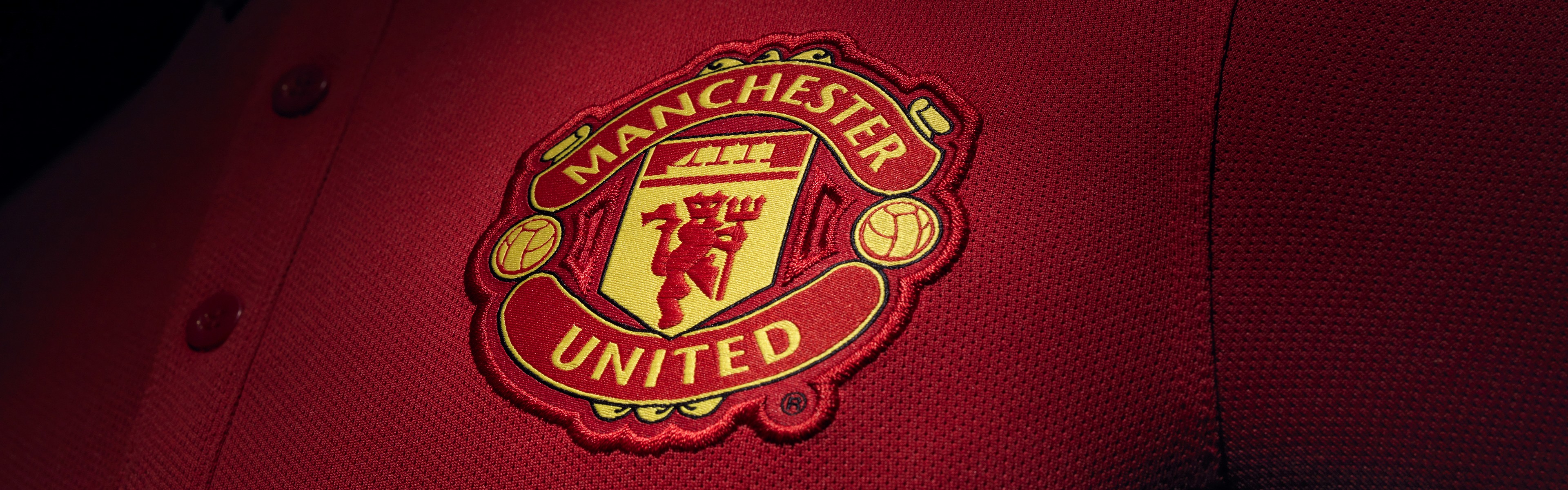 Manchester United, Logo, Sports Jerseys, Soccer Clubs, Premier League, Multiple Display, Dual Monitors Wallpaper