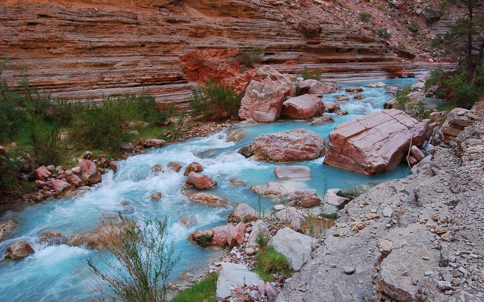 canyon, Nature, Landscape, River Wallpaper