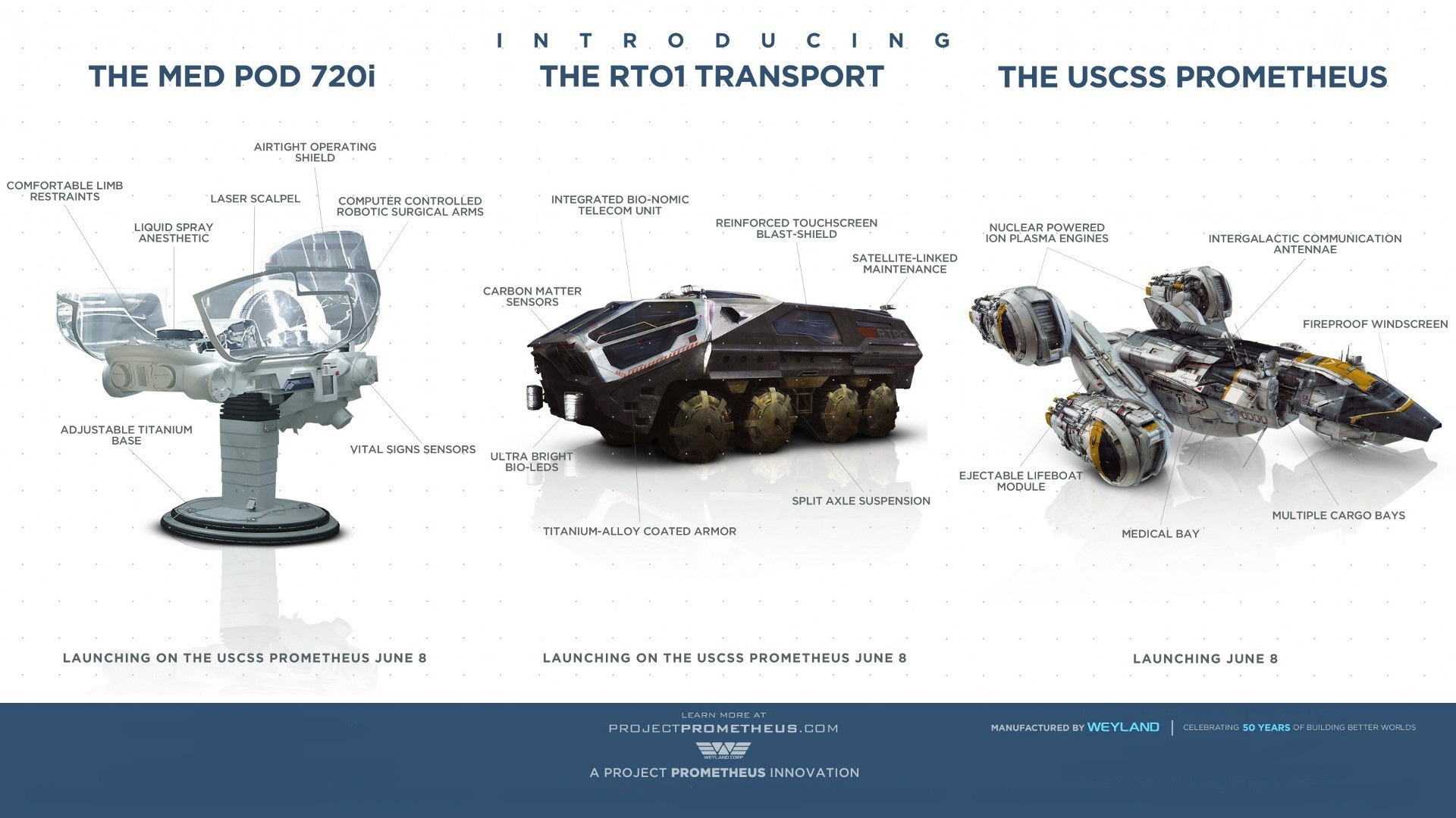 vehicle, Space, Spacecrafts, Project Prometheus, Wayland, Prometheus Wallpaper