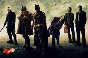 Batman, Bane, Joker, Heath Ledger