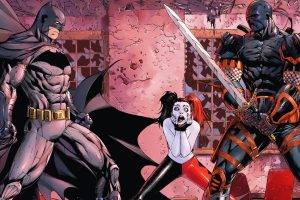 Deathstroke, Harley Quinn, Batman