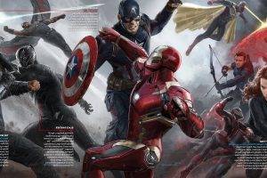 Captain America, Captain America: Civil War, Iron Man, Black Widow, Scarlett Johansson, Ant Man, Black Panther, Movies, Marvel Comics, Hawkeye