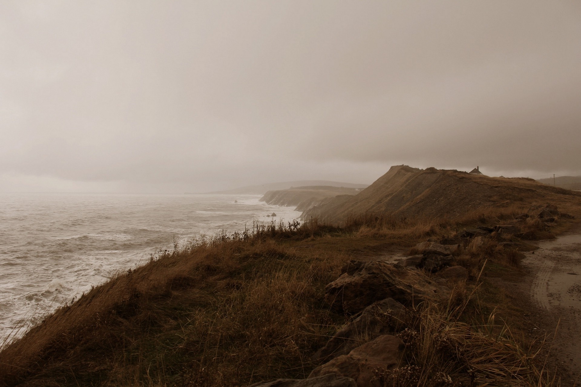 landscape, Mist Wallpaper